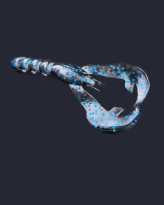 3' Finesse Craw - 3 Pack of Trailers