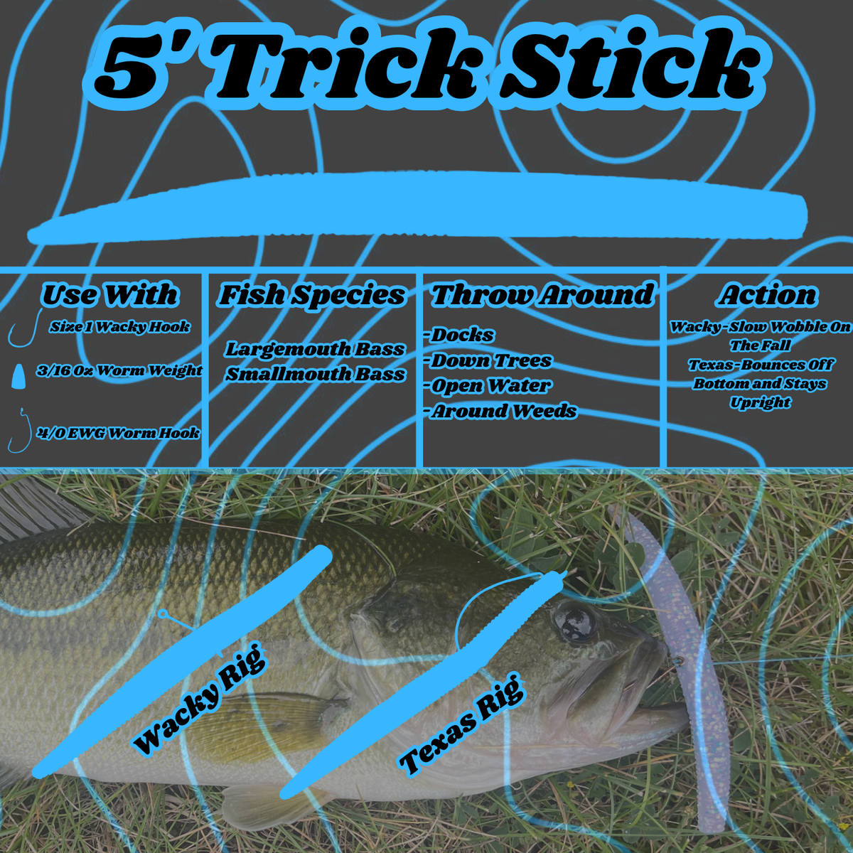 5' Trick Stick - 5 Pack