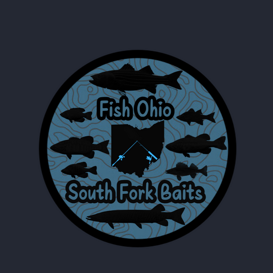 Fish Ohio 1' Sticker